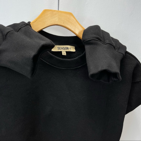 YEEZY SEASON 4 CALABASAS Black Ink Crewneck Sweatshirt Mens Small by Kanye West - Picture 3 of 8